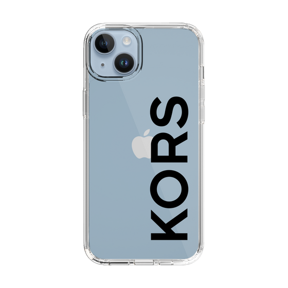 スリムプロテクションケース［ MICHAEL KORS - Logo - Black ］