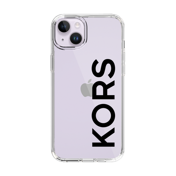 スリムプロテクションケース［ MICHAEL KORS - Logo - Black ］