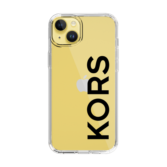 スリムプロテクションケース［ MICHAEL KORS - Logo - Black ］