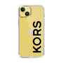 スリムプロテクションケース［ MICHAEL KORS - Logo - Black ］