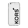スリムプロテクションケース［ MICHAEL KORS - Logo - Black ］