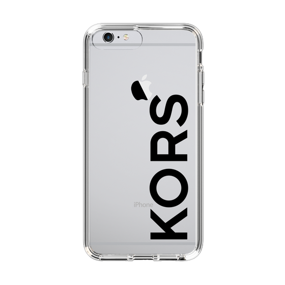 スリムプロテクションケース［ MICHAEL KORS - Logo - Black ］