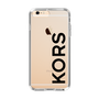 スリムプロテクションケース［ MICHAEL KORS - Logo - Black ］