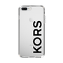 スリムプロテクションケース［ MICHAEL KORS - Logo - Black ］