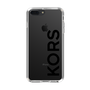 スリムプロテクションケース［ MICHAEL KORS - Logo - Black ］