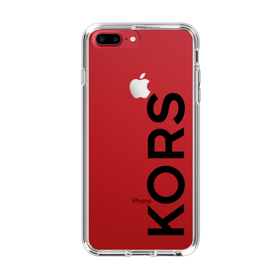 スリムプロテクションケース［ MICHAEL KORS - Logo - Black ］