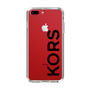スリムプロテクションケース［ MICHAEL KORS - Logo - Black ］