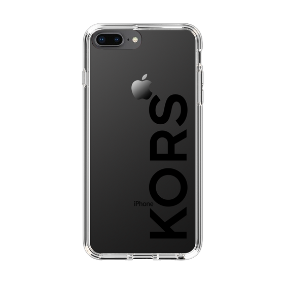 スリムプロテクションケース［ MICHAEL KORS - Logo - Black ］