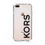 スリムプロテクションケース［ MICHAEL KORS - Logo - Black ］