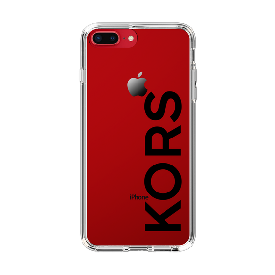 スリムプロテクションケース［ MICHAEL KORS - Logo - Black ］