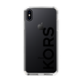 スリムプロテクションケース［ MICHAEL KORS - Logo - Black ］