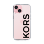 スリムプロテクションケース［ MICHAEL KORS - Logo - Black ］