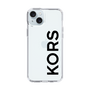 スリムプロテクションケース［ MICHAEL KORS - Logo - Black ］
