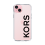 スリムプロテクションケース［ MICHAEL KORS - Logo - Black ］