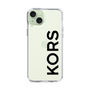 スリムプロテクションケース［ MICHAEL KORS - Logo - Black ］