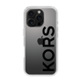 スリムプロテクションケース［ MICHAEL KORS - Logo - Black ］