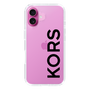 スリムプロテクションケース［ MICHAEL KORS - Logo - Black ］
