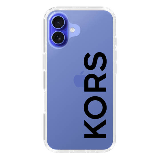 スリムプロテクションケース［ MICHAEL KORS - Logo - Black ］