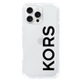 スリムプロテクションケース［ MICHAEL KORS - Logo - Black ］