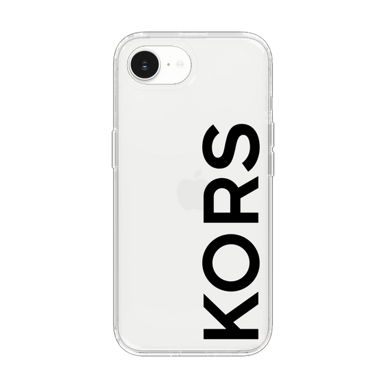 スリムプロテクションケース［ MICHAEL KORS - Logo - Black ］