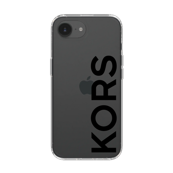 スリムプロテクションケース［ MICHAEL KORS - Logo - Black ］
