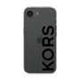 スリムプロテクションケース［ MICHAEL KORS - Logo - Black ］