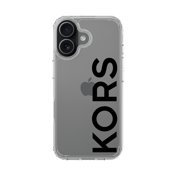 スリムプロテクションケース［ MICHAEL KORS - Logo - Black ］