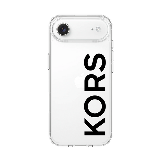スリムプロテクションケース［ MICHAEL KORS - Logo - Black ］