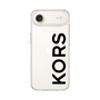スリムプロテクションケース［ MICHAEL KORS - Logo - Black ］