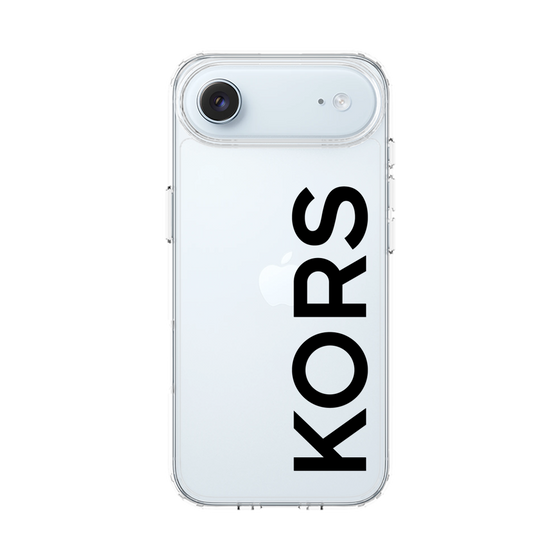 スリムプロテクションケース［ MICHAEL KORS - Logo - Black ］