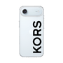 スリムプロテクションケース［ MICHAEL KORS - Logo - Black ］