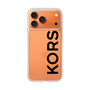 スリムプロテクションケース［ MICHAEL KORS - Logo - Black ］