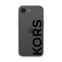 スリムプロテクションケース［ MICHAEL KORS - Logo - Black ］