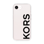 スリムプロテクションケース［ MICHAEL KORS - Logo - Black ］