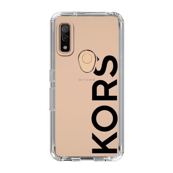 スリムプロテクションケース［ MICHAEL KORS - Logo - Black ］