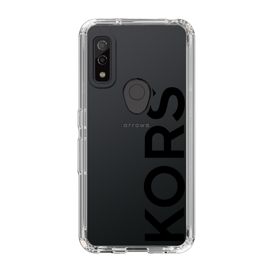 スリムプロテクションケース［ MICHAEL KORS - Logo - Black ］