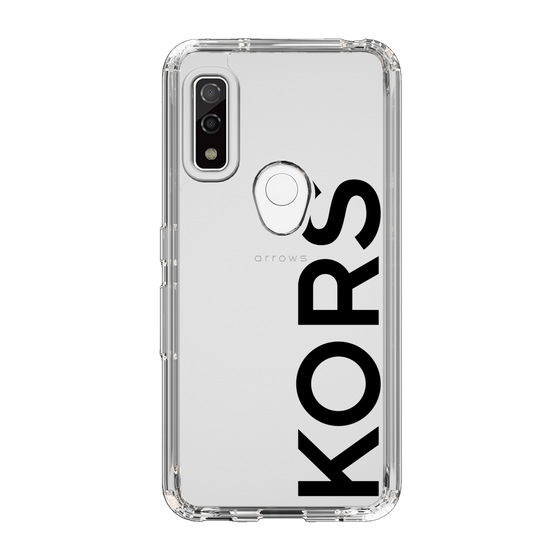 スリムプロテクションケース［ MICHAEL KORS - Logo - Black ］