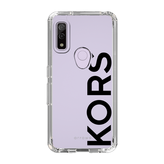 スリムプロテクションケース［ MICHAEL KORS - Logo - Black ］