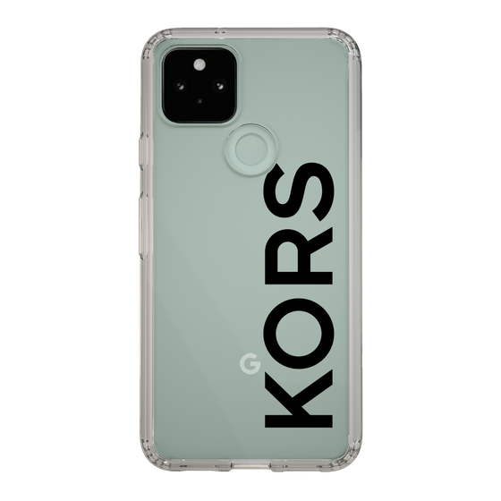 スリムプロテクションケース［ MICHAEL KORS - Logo - Black ］