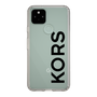 スリムプロテクションケース［ MICHAEL KORS - Logo - Black ］