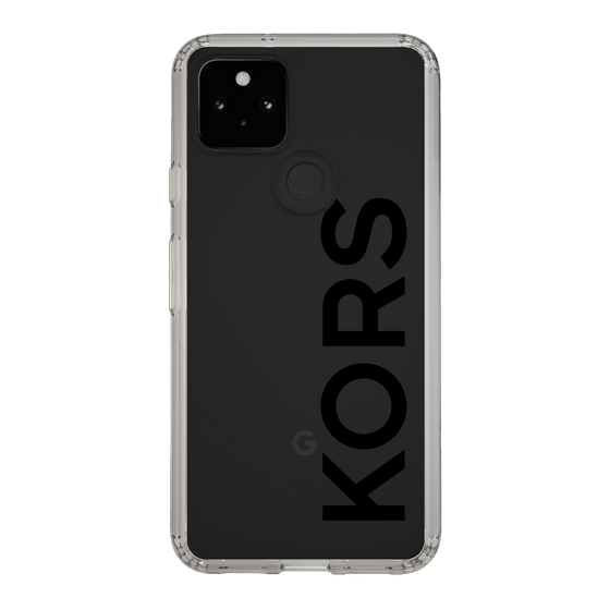 スリムプロテクションケース［ MICHAEL KORS - Logo - Black ］