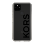 スリムプロテクションケース［ MICHAEL KORS - Logo - Black ］