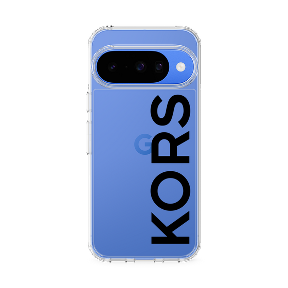 スリムプロテクションケース［ MICHAEL KORS - Logo - Black ］