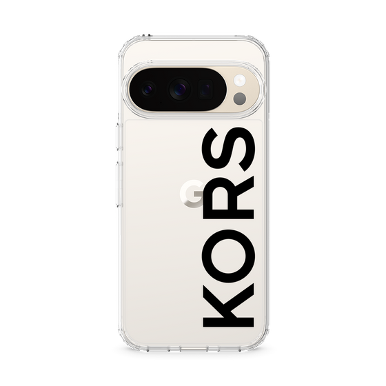 スリムプロテクションケース［ MICHAEL KORS - Logo - Black ］