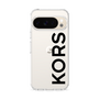 スリムプロテクションケース［ MICHAEL KORS - Logo - Black ］
