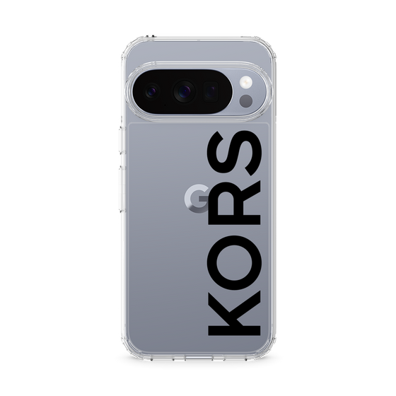 スリムプロテクションケース［ MICHAEL KORS - Logo - Black ］