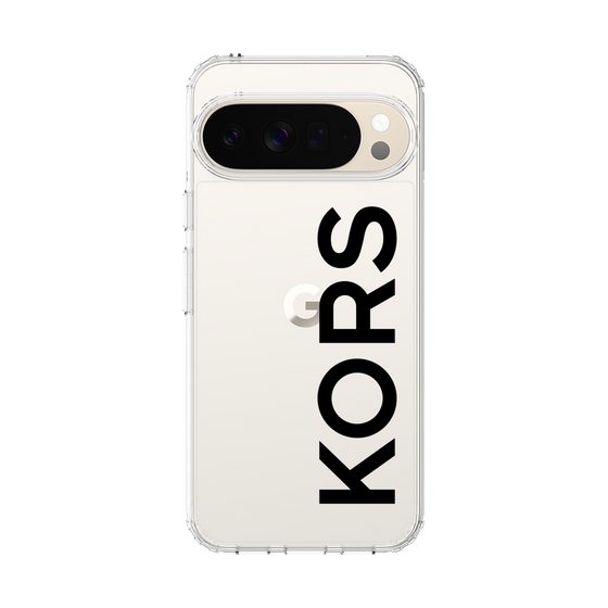 スリムプロテクションケース［ MICHAEL KORS - Logo - Black ］