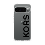 スリムプロテクションケース［ MICHAEL KORS - Logo - Black ］