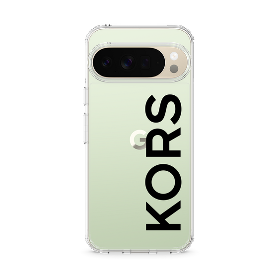 スリムプロテクションケース［ MICHAEL KORS - Logo - Black ］