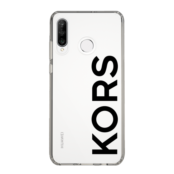スリムプロテクションケース［ MICHAEL KORS - Logo - Black ］